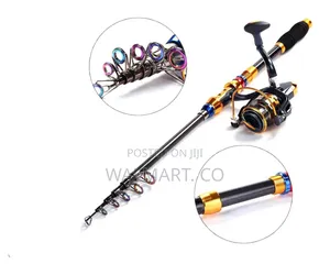 Complete Fishing Gear Kit With Rod Reel Hooks and Line