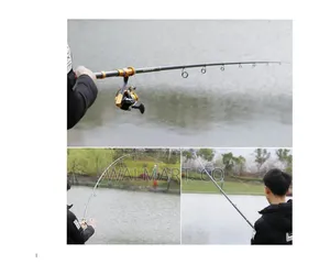 Complete Fishing Gear Kit With Rod Reel Hooks and Line