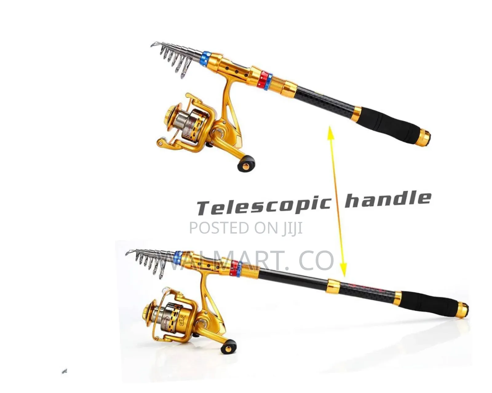 Complete Fishing Gear Kit With Rod Reel Hooks and Line