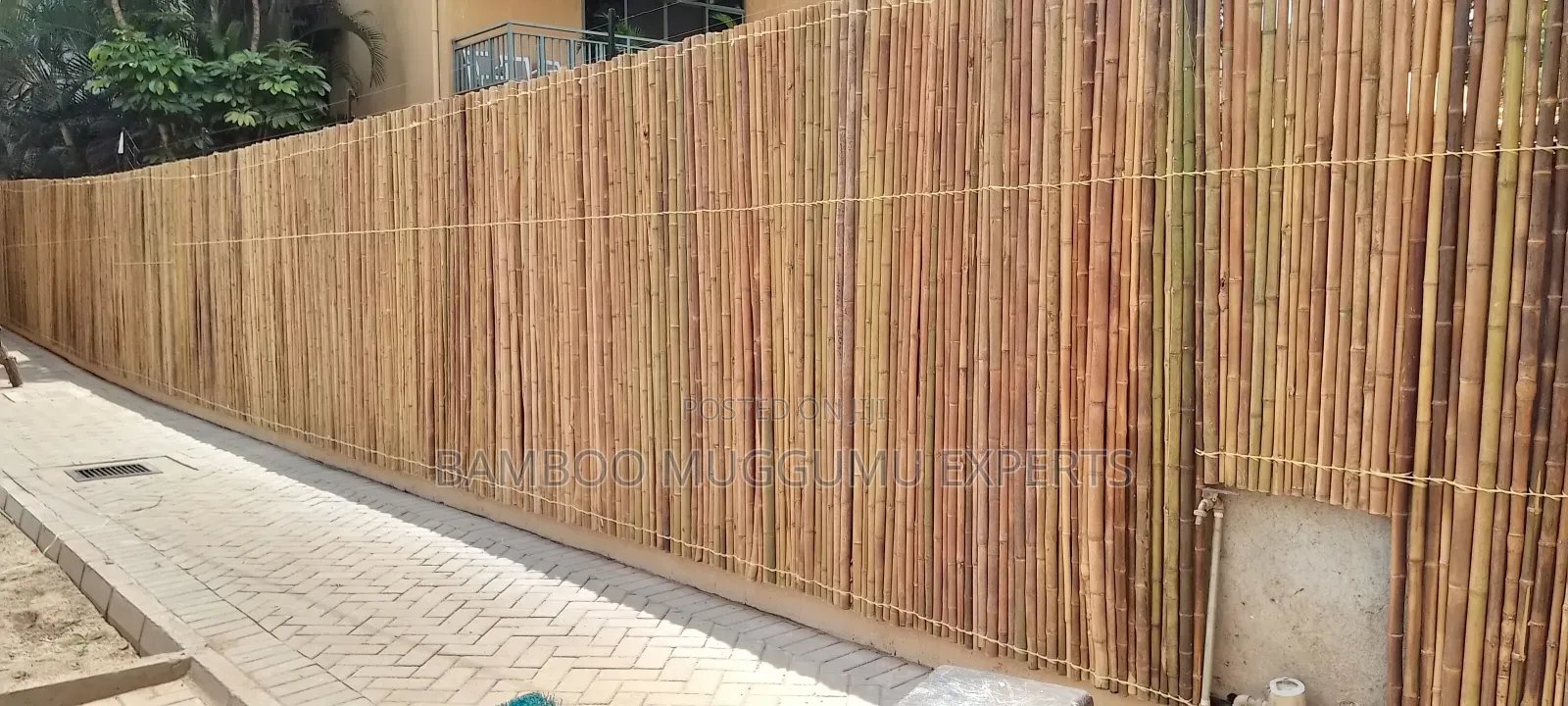 Bamboo Privacy Wing