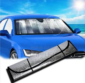 Premium Quality Accordion Metallic Reflective Car Sun Shade