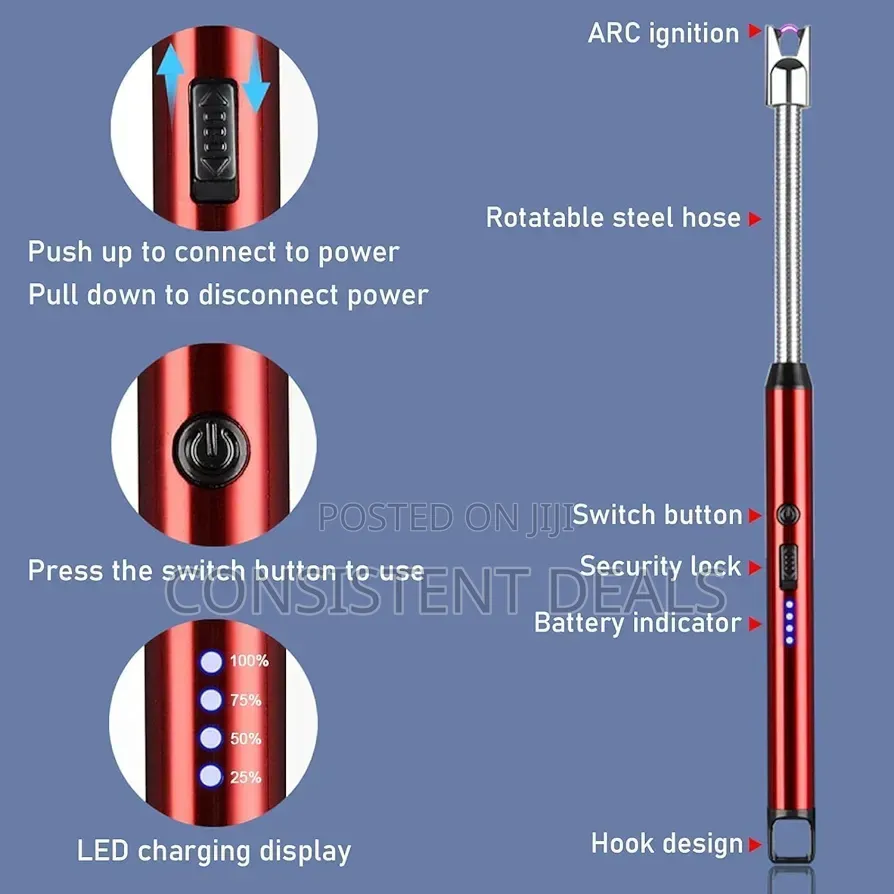 Rechargeable Electric Gas Lighter