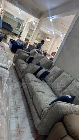 Gray Six Seater Sofa Set 3.2.1