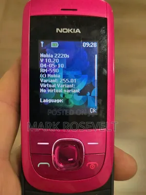 New Nokia 2220 slide Red