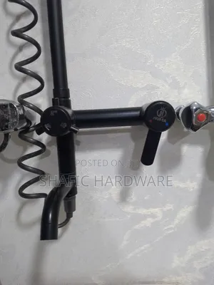 Shower Mixer Full Seat Black and Silver Good Quality ( All Types)