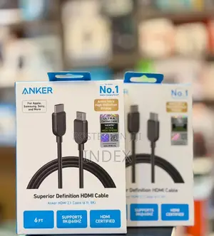Anker at 60Hz HDMI Cable, 6ft Ultra HD at 120Hz