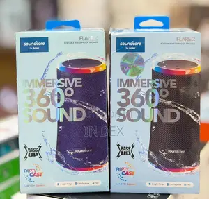 Anker Soundcore Flare 2 Bluetooth Speaker, With IPX7 Waterproof Prote