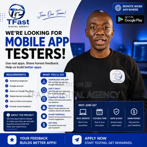 Remote Mobile App Tester (Google Play) – Paid Freelance