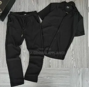 Drawstring Jogger Pants Set