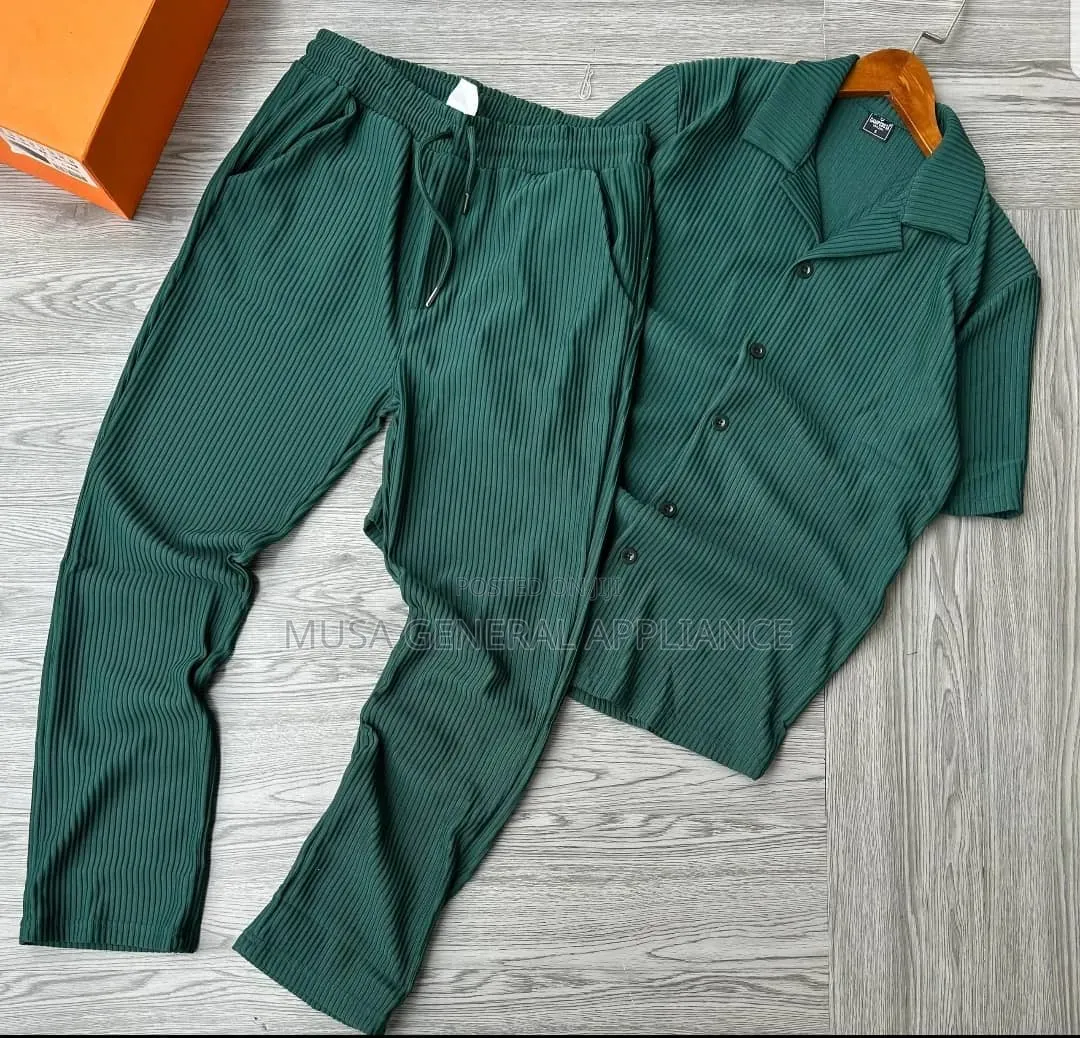 Drawstring Jogger Pants Set