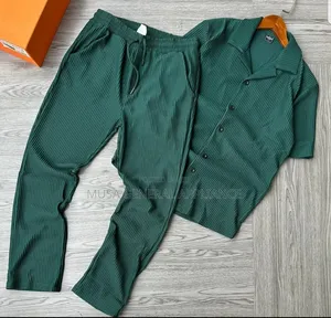 Drawstring Jogger Pants Set
