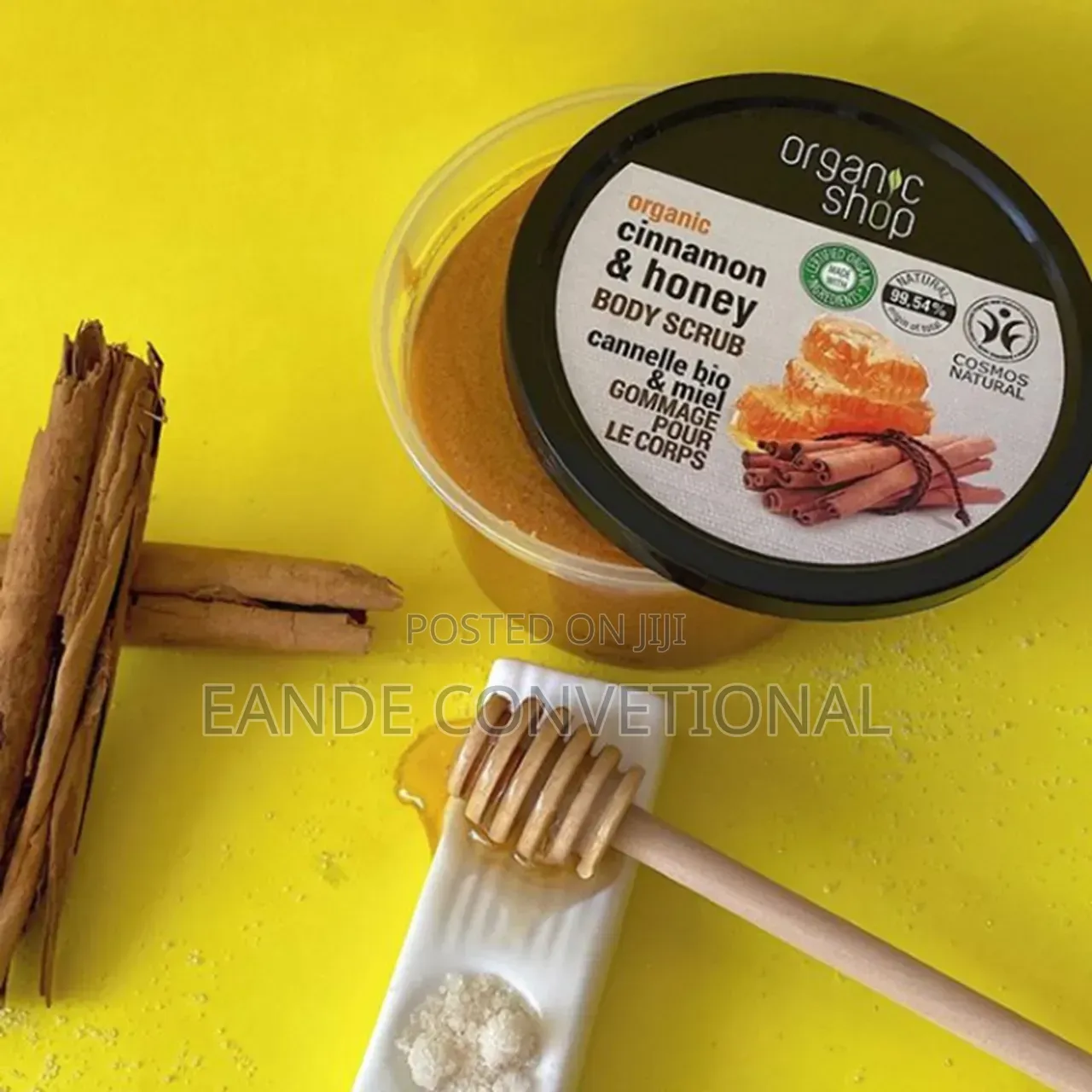 Cinnamon and Honey Organic Body Scrub