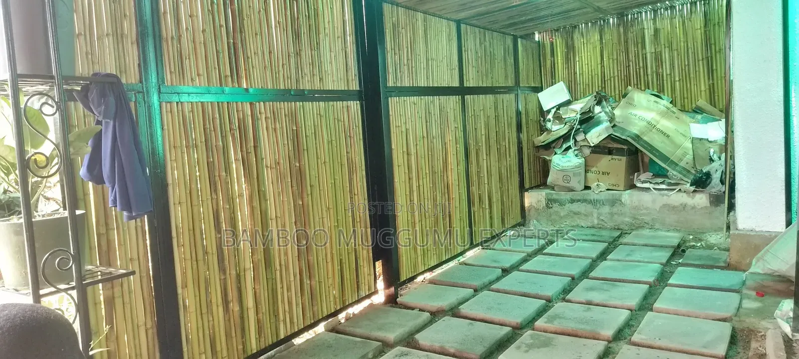 Framed Bamboo Covering Pannels