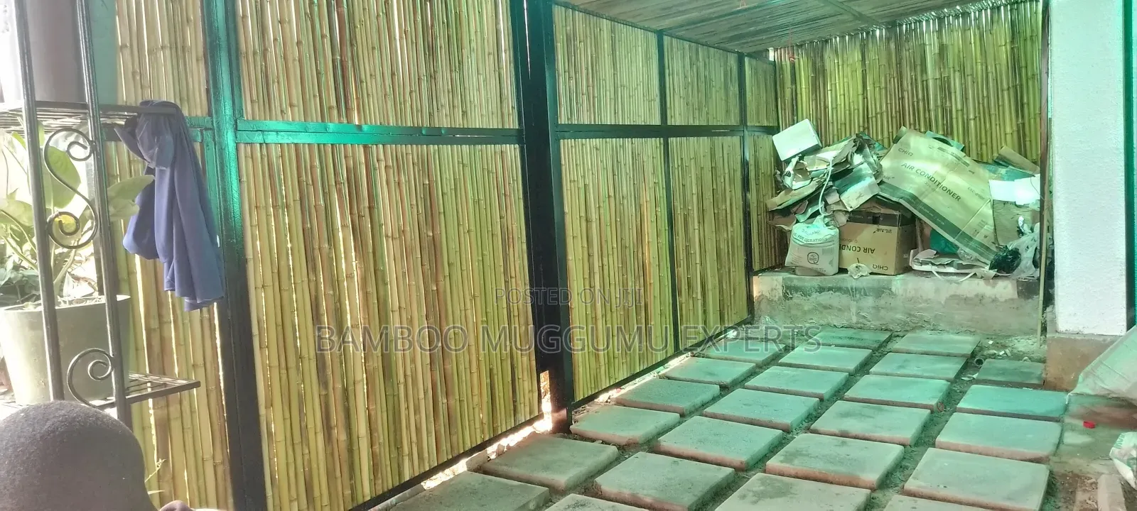 Framed Bamboo Covering Pannels