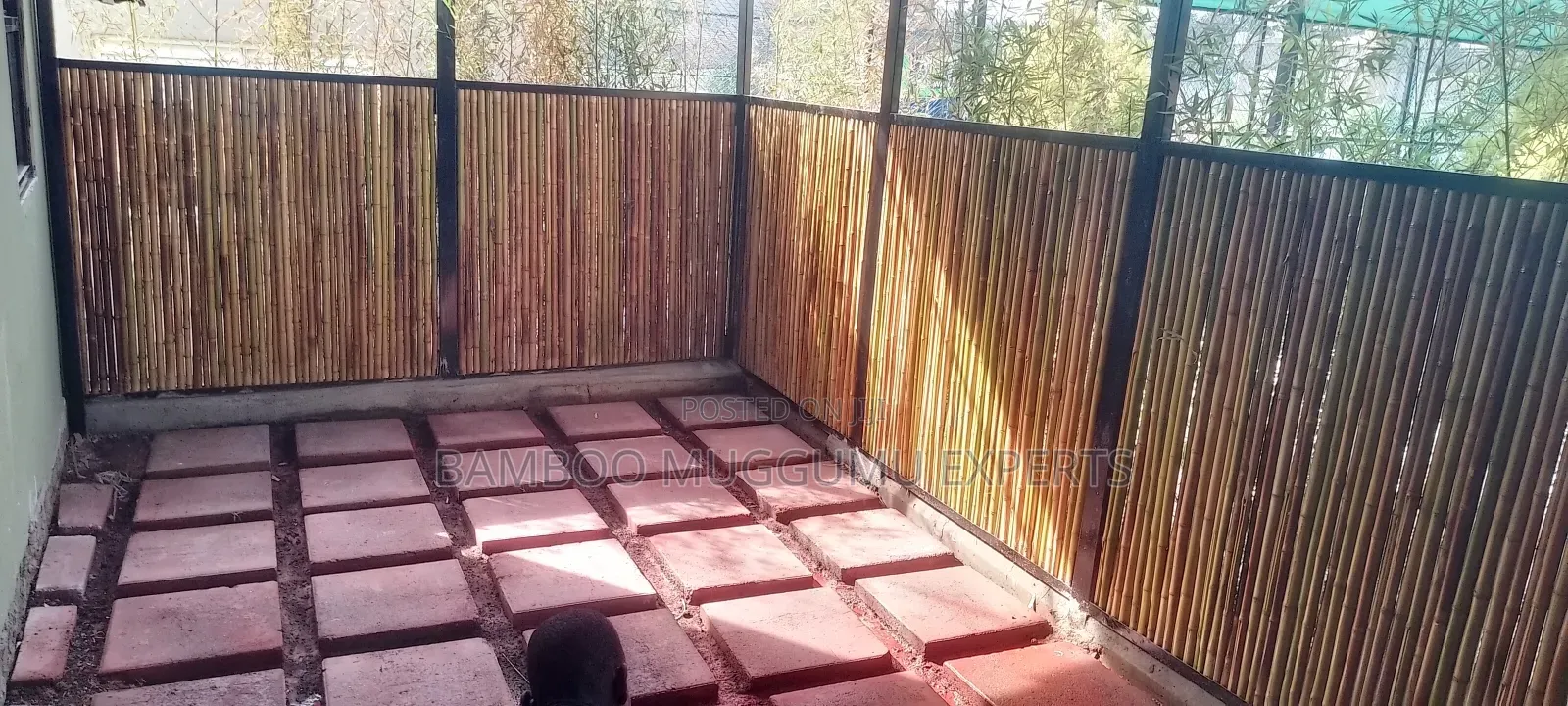 Framed Bamboo Covering Pannels