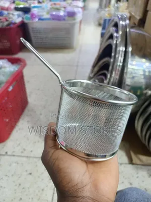 Round Stainless Steel Chips Server
