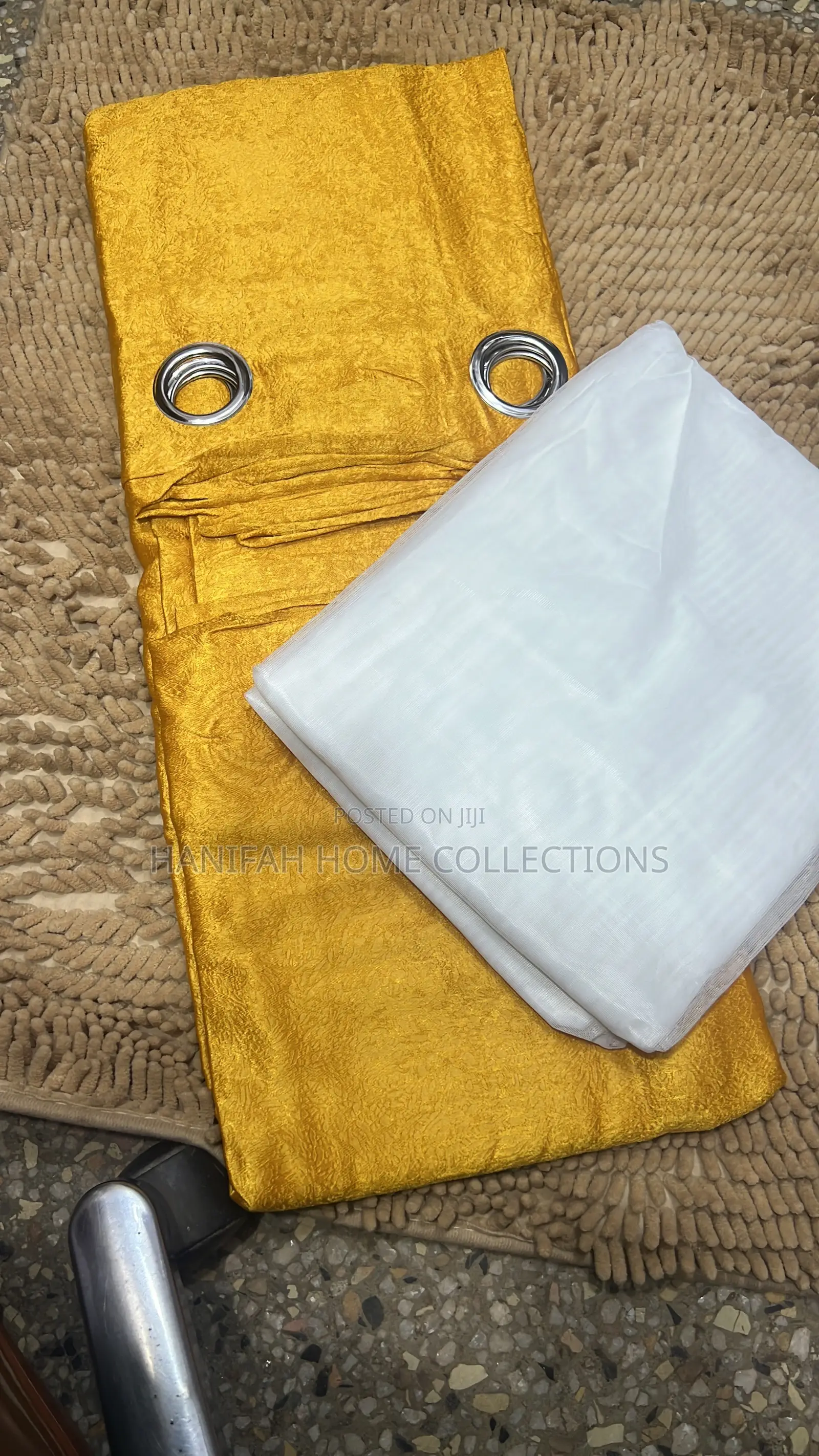Plain Curtains 3 Metres With Net