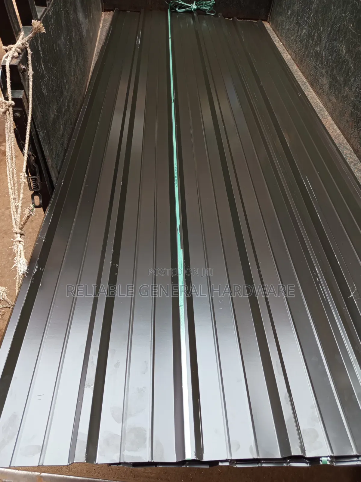 Supereco Iron Sheets G.28 Black Roofings(Order Takes 3 Days)