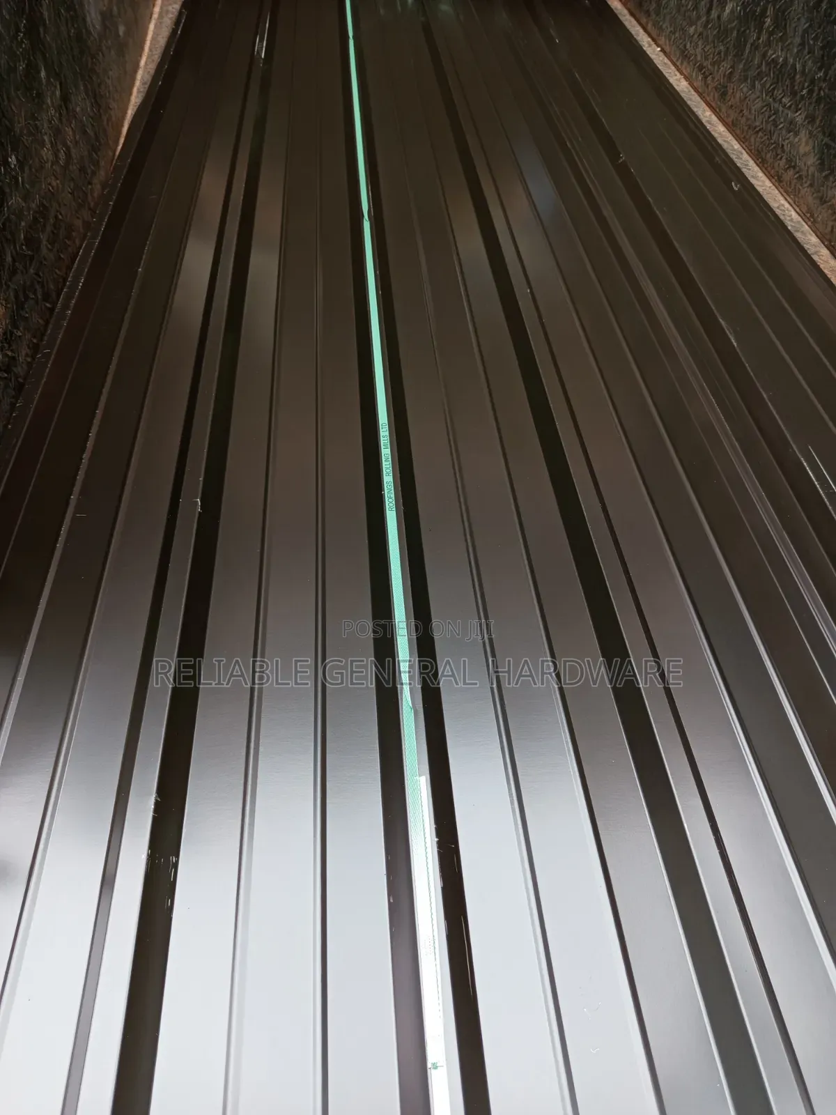 Supereco Iron Sheets G.28 Black Roofings(Order Takes 3 Days)
