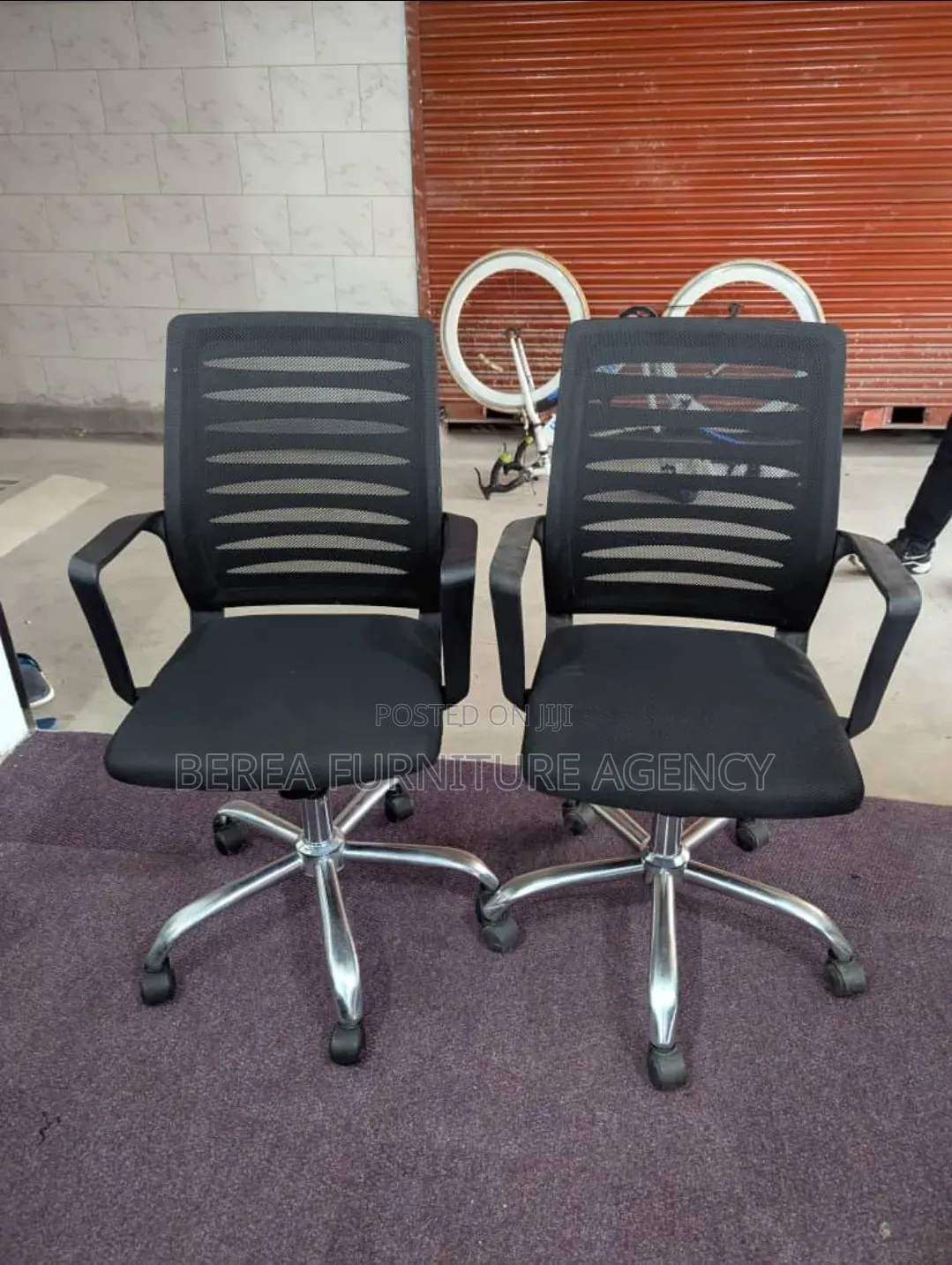 Mesh Midback Adjustable Simple Office Chairs
