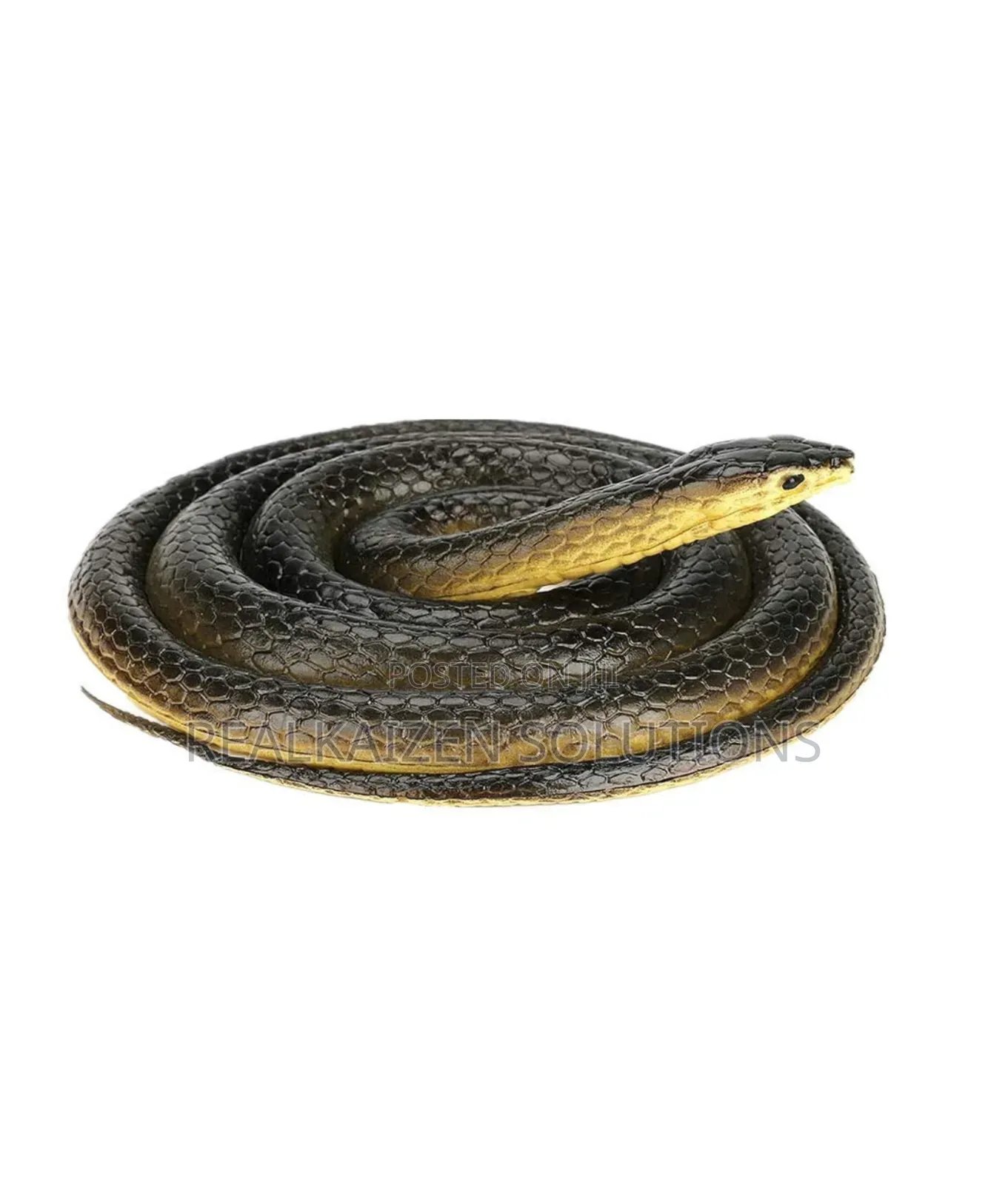 Realistic Fake Rubber Snake Toy| Pranks| Halloween| Garden Prop 132cm