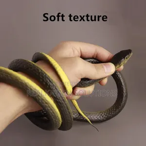 Realistic Fake Rubber Snake Toy| Pranks| Halloween| Garden Prop 132cm