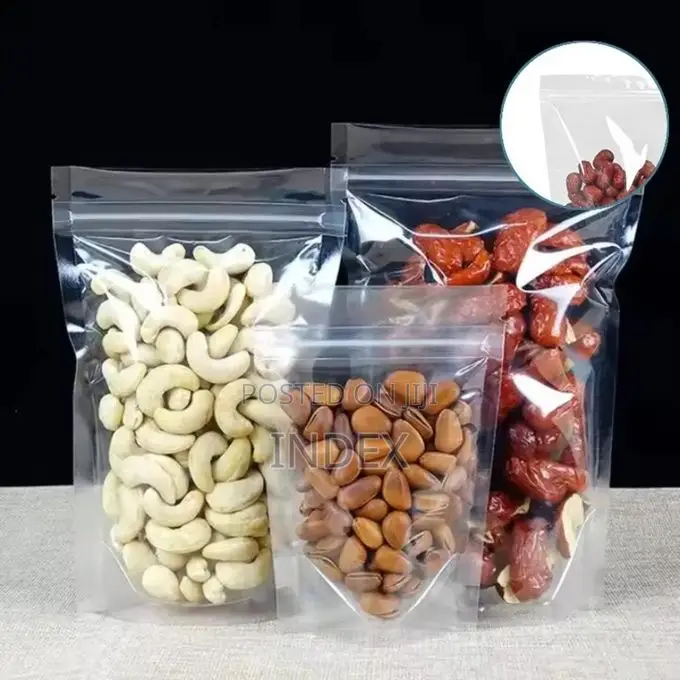 100pieces Clear Ziplock Bags,plastic and Reclosable