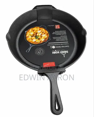 12 Inches Cast Iron Skillet Frying Pan