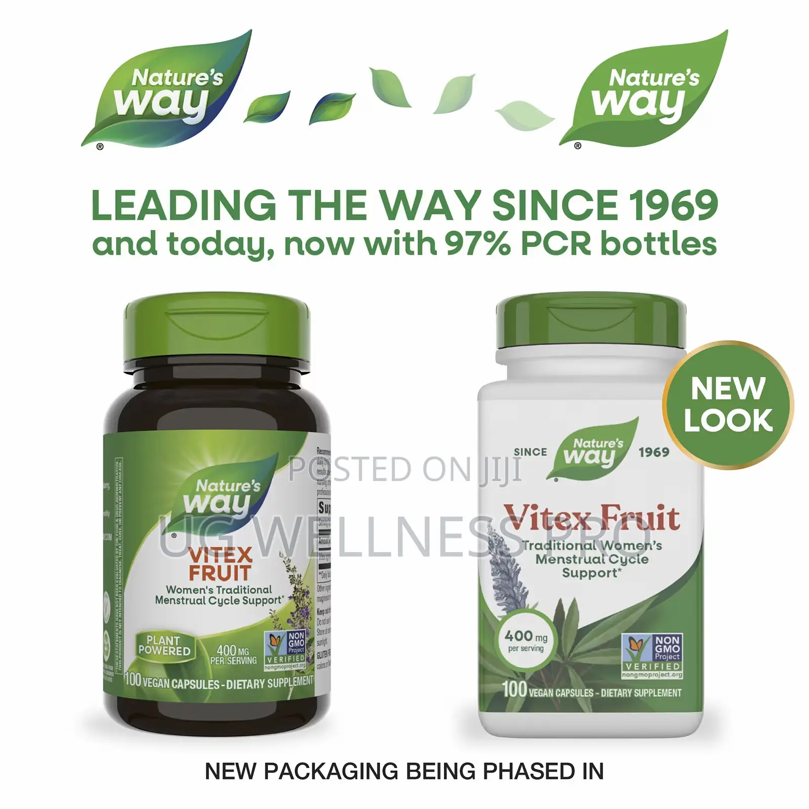 Nature's Way, Vitex Fruit, 400 Mg, 100 Vegan Capsules