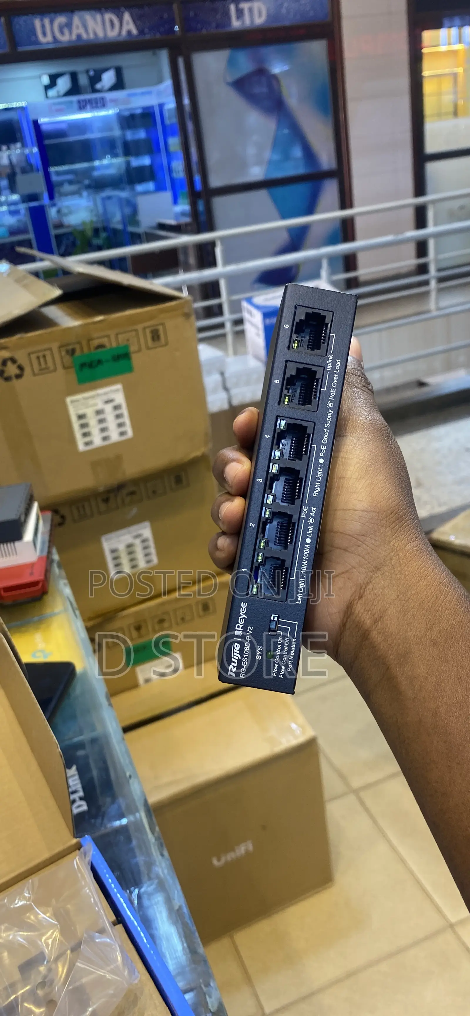 Ruijie Reyee 6-Port Unmanaged Switch RG-ES106D-P V2