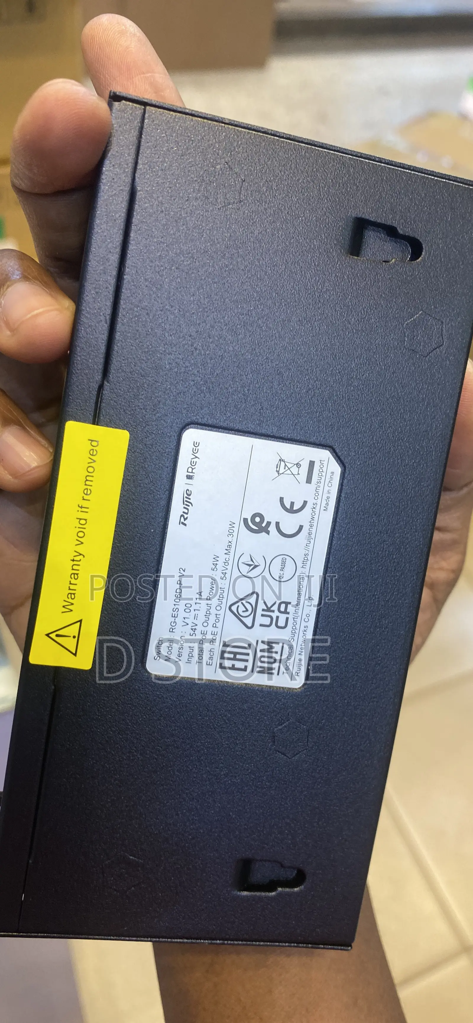 Ruijie Reyee 6-Port Unmanaged Switch RG-ES106D-P V2