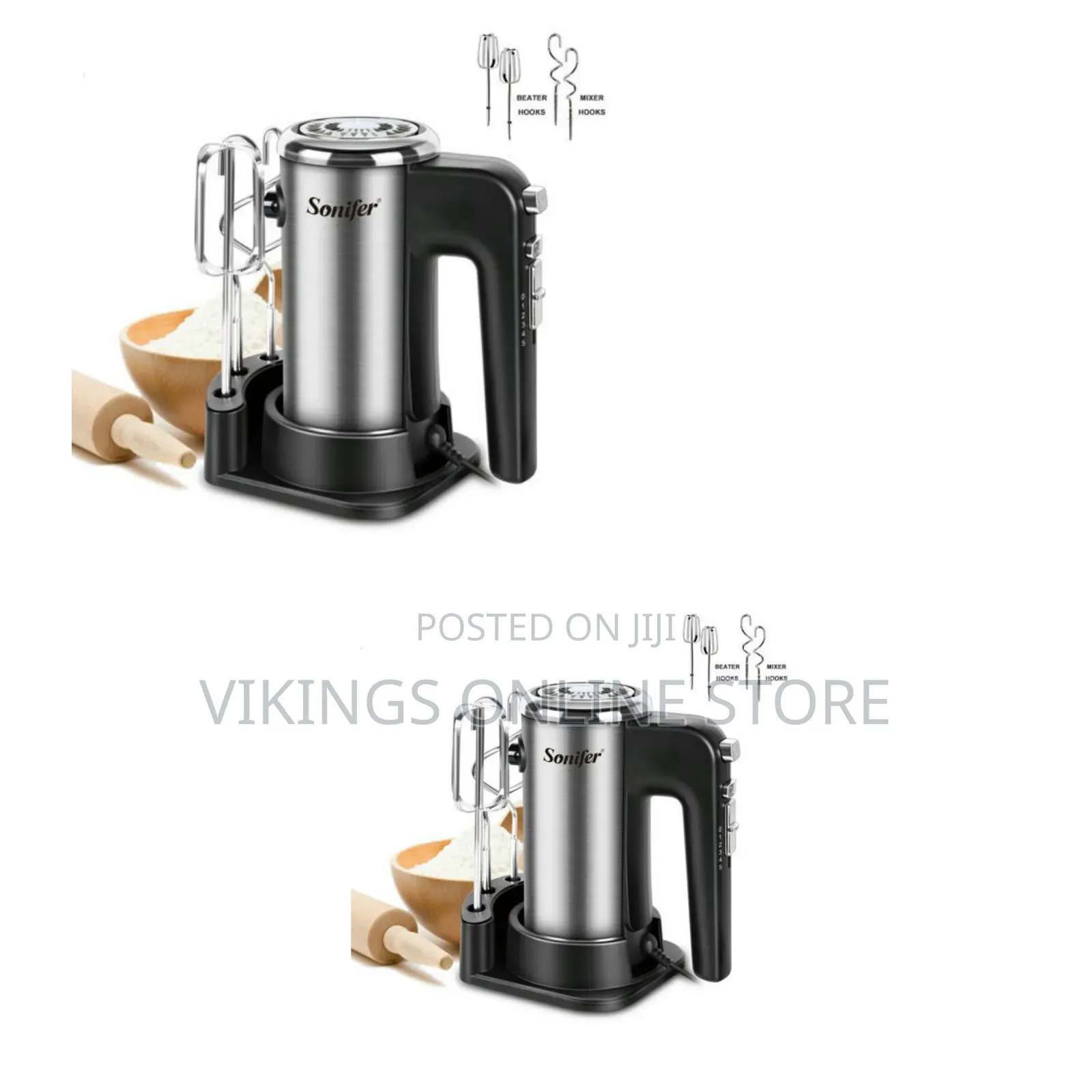 Sonifer 5 Speed Power Electric Hand Mixer /Blender/ Egg Beater -Back