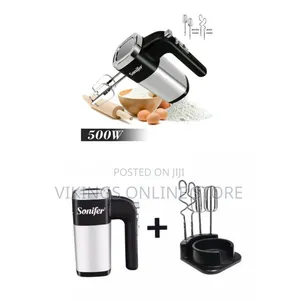 Sonifer 5 Speed Power Electric Hand Mixer /Blender-Back