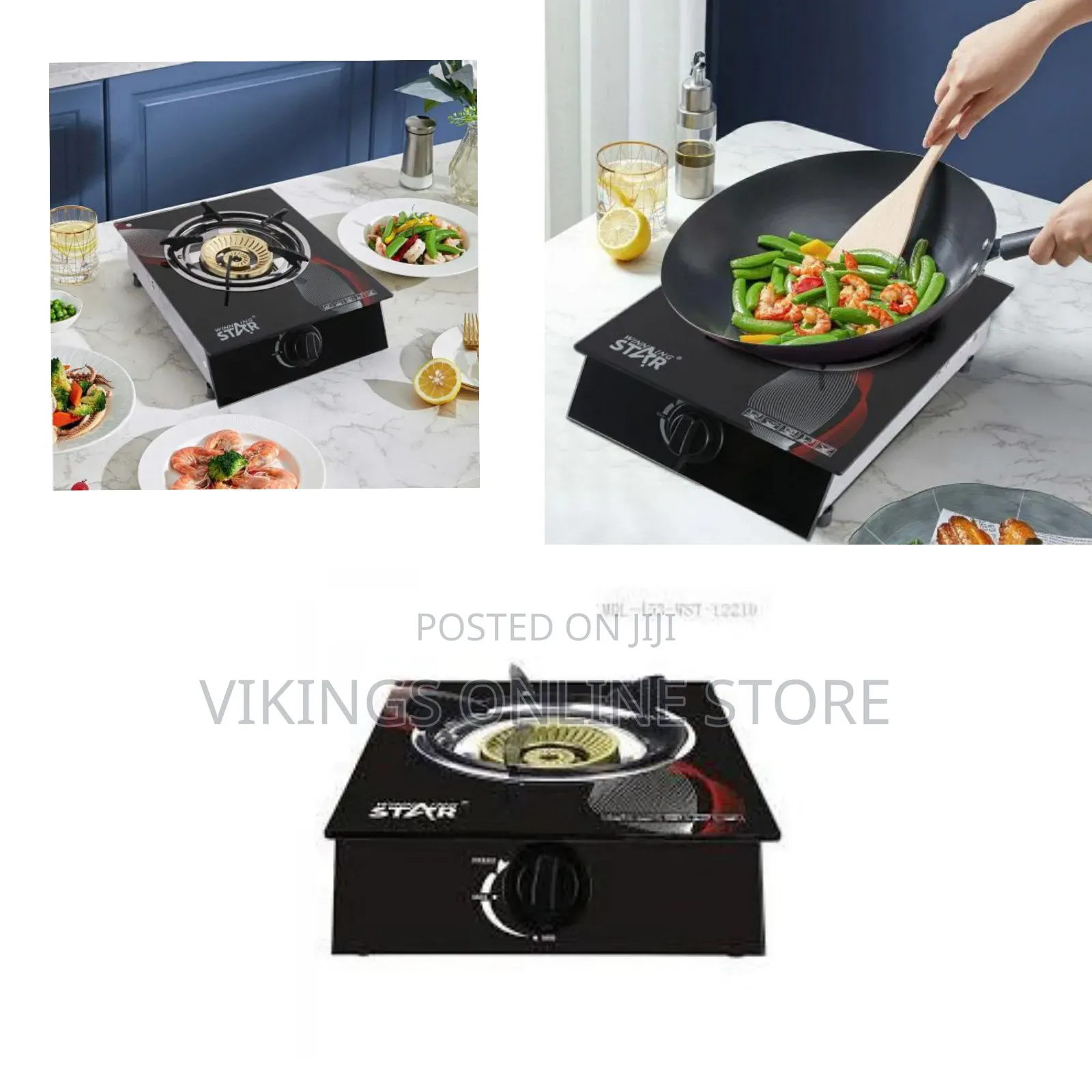 Winning Star ST-9657 Portable Gas Stove Featuring a Single Burner