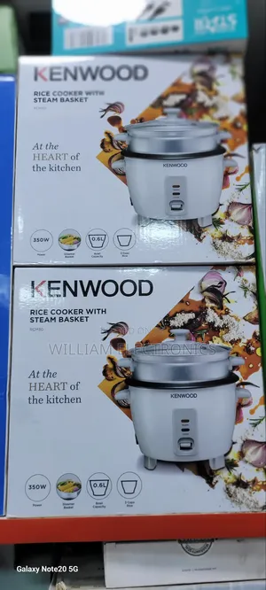 Rice Cooker With Steamer Basket 0.6litres/Kenwood Rice Cooker