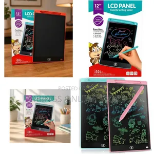 LCD Panel Writing Tablet for Kids Drawing Pad, Colorful Screen