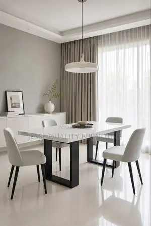 Luxurious White Well Finished Dinning