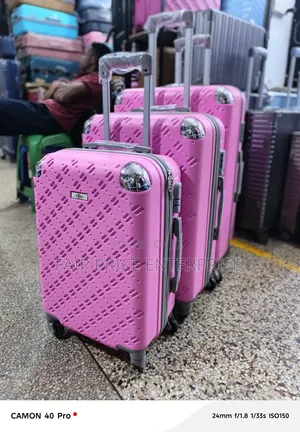 3pcs in 1set. Quality Plastic Suitcases Full Set