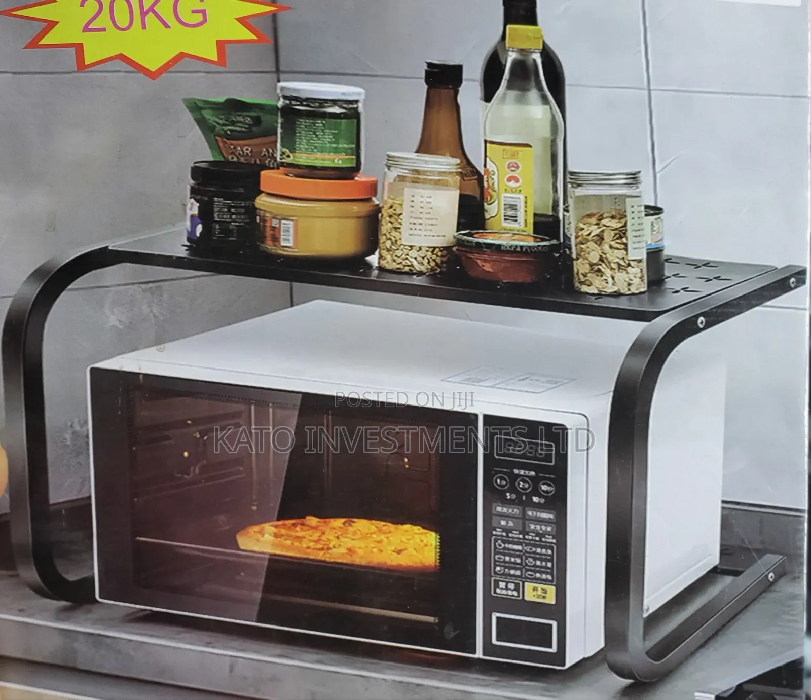 Thickened Board Microwave Storage Rack