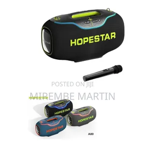 Hopestar A80 350W Portable Bluetooth 5.3 Speaker With Wireless Mic,