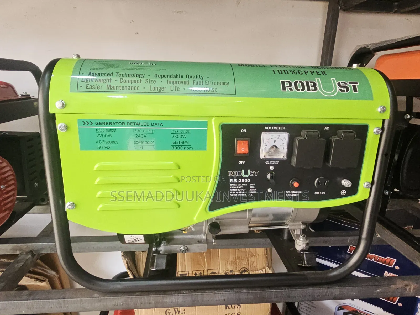 Robust Rb -2800e Petro Generator