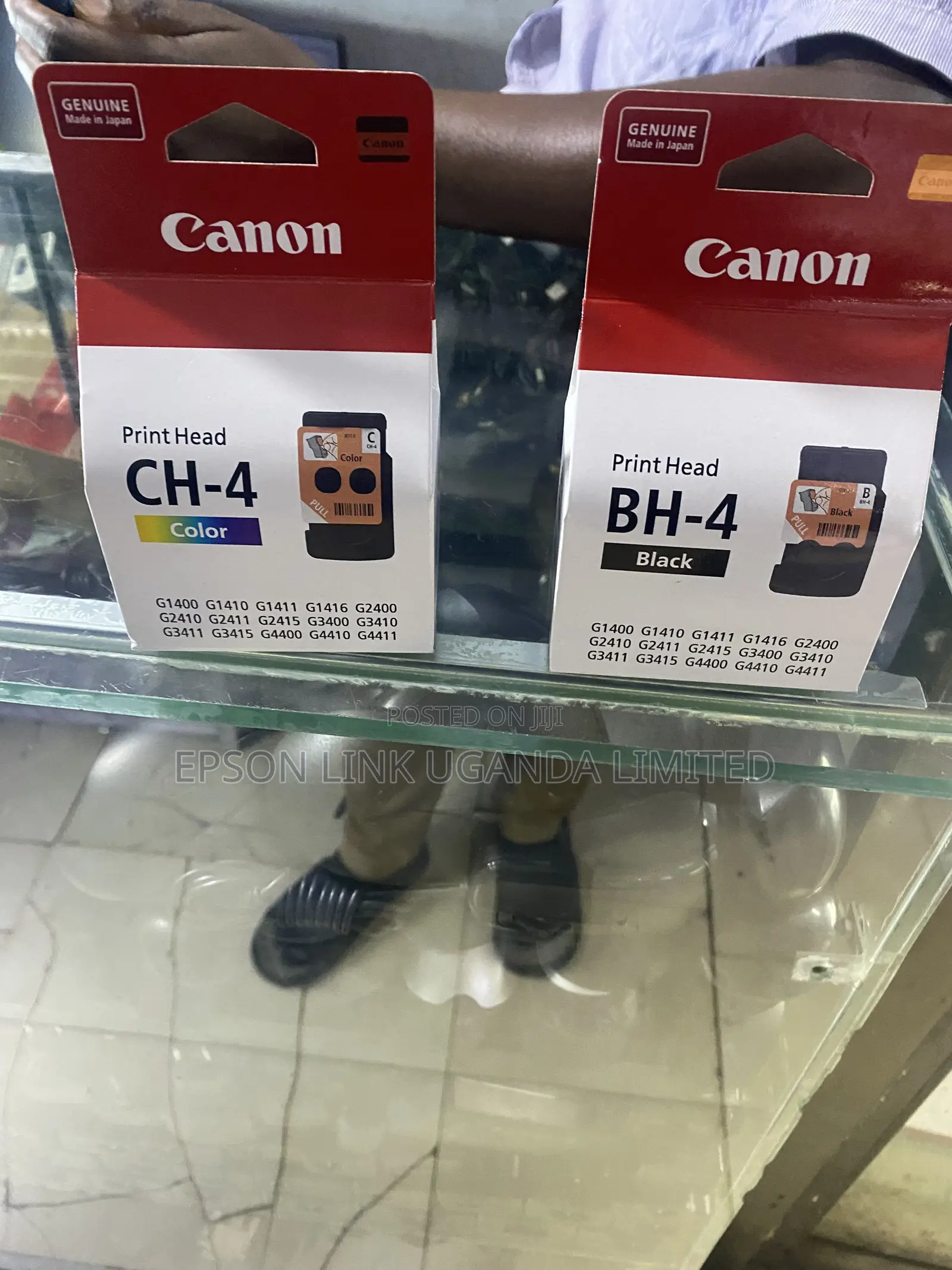 Inks and Printer Heads for Canon