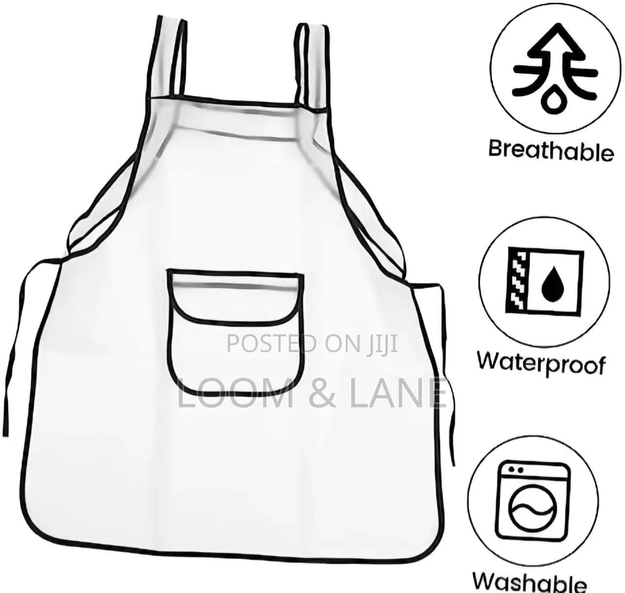Transparent Waterproof Kitchen Apron