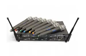 Original Vocopro Uhf-8800 Wireless Reciever W/8 Microphones