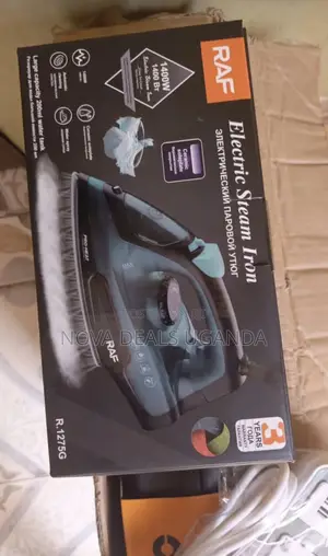 Raf Portable Steam Iron, 1400W Ceramic Soleplate, Fast Heating