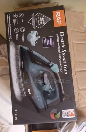 Raf Portable Steam Iron, 1400W Ceramic Soleplate, Fast Heating