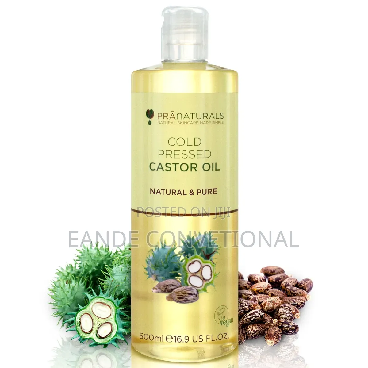 Pranaturals Cold Pressed Castor Oil