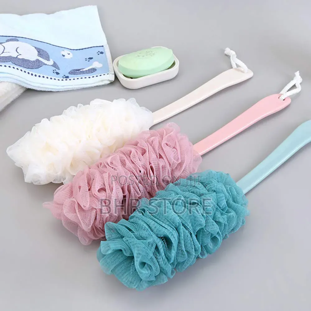 Long Handled Shower Brush With a Sponge