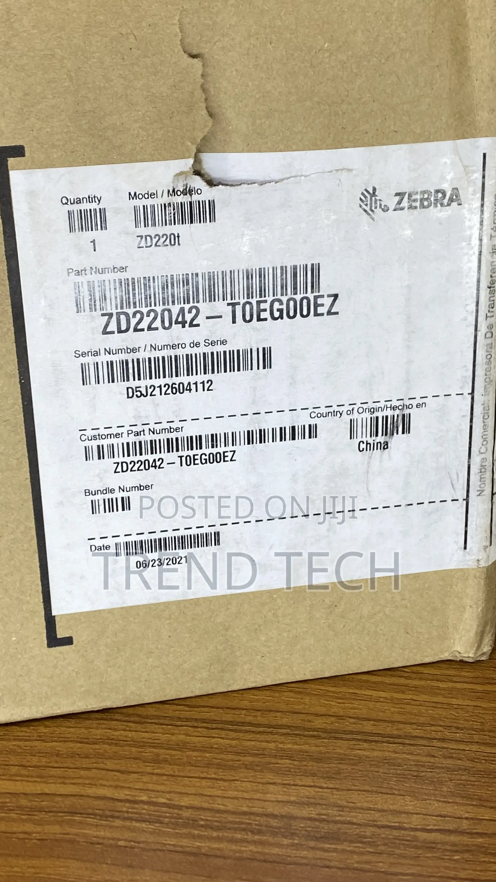 Zebra Label Printer