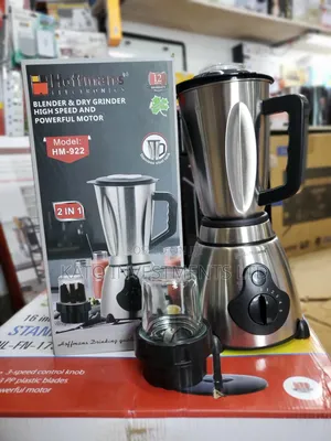2 in 1 Hm-922 Stainless Steel Hoffmans Electric Blender